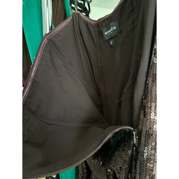 retrofete Ember Dress in Dark Chocolate - Picture 14 of 14